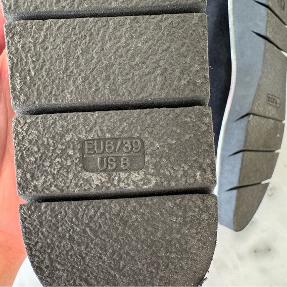 FLEXX Suede Leather Loafer Black Size 39 - Picture 9 of 10